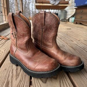 Ariat Women’s Fatbaby Brown Western Boots Size 7.5